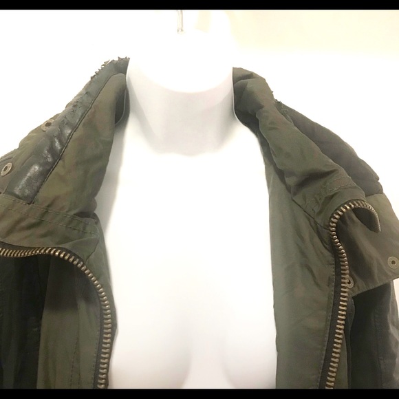 Garage Women Green/Black Bomber Jacket  XS - Picture 2 of 16